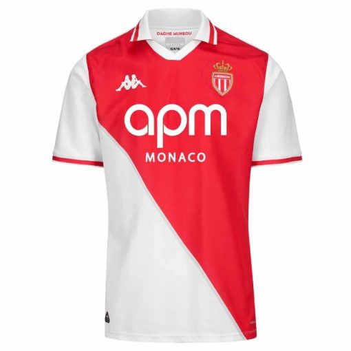 Kappa AS Monaco 2024/25 Men's Home Shirt