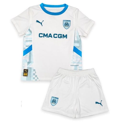 Puma Olympique Marseille 2024/25 Infant Home Shirt & Shorts Set