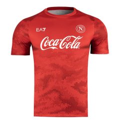 EA7 Napoli 2024/25 Men's Red Training Shirt