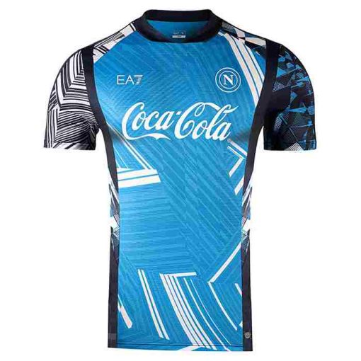 EA7 Napoli 2024/25 Men's Pre Match Shirt